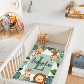 Personalized Baby Blankets for Boys Girls - Jungle Bulletin, Names of Our Friends